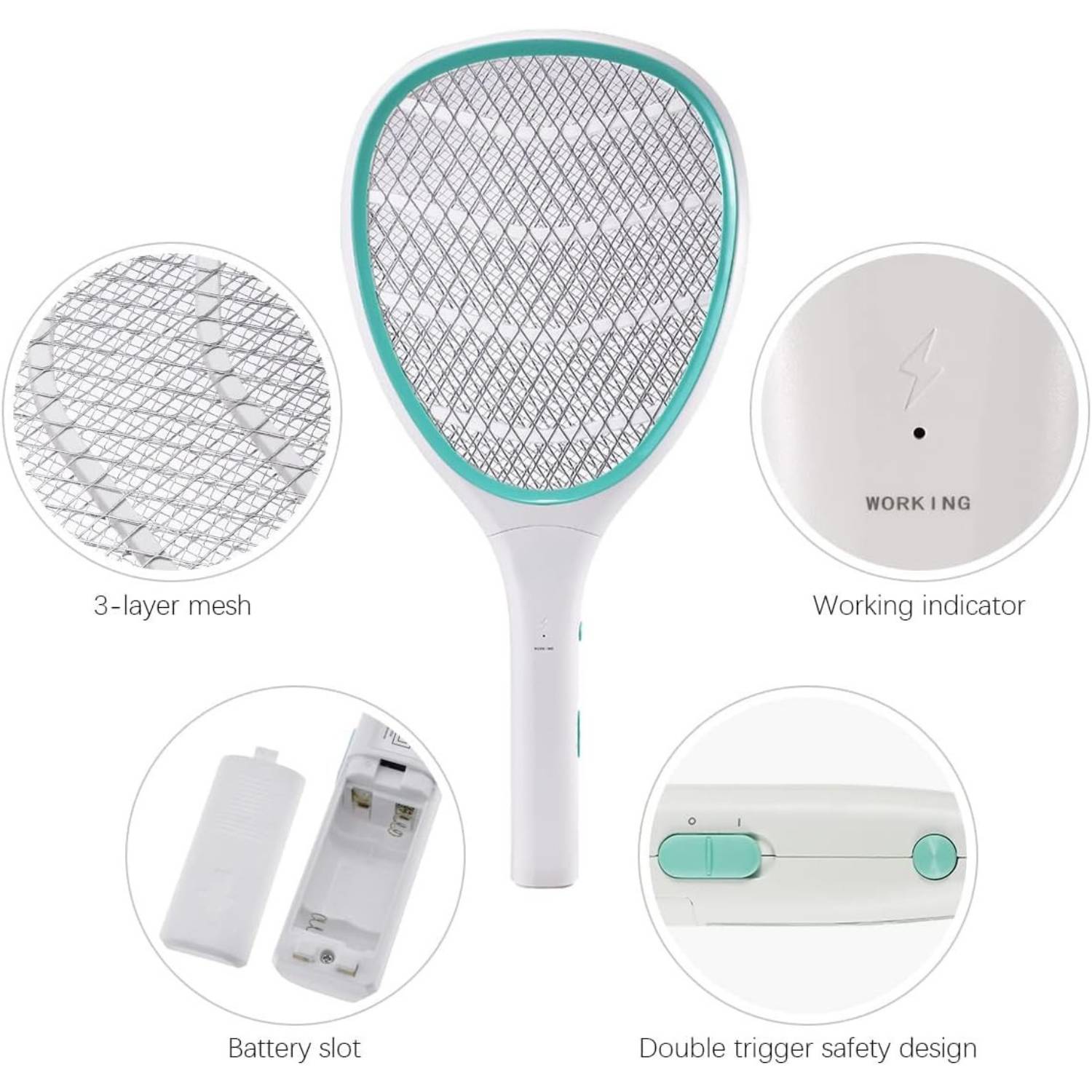Electric Racket Fly Swatter: image 5